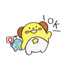 ぽんぽわ村の仲間たち（個別スタンプ：3）
