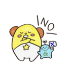 ぽんぽわ村の仲間たち（個別スタンプ：4）