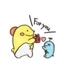 ぽんぽわ村の仲間たち（個別スタンプ：35）