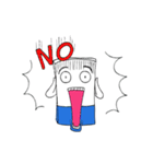 Pen Eraser Boy（個別スタンプ：12）