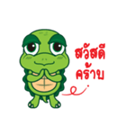 A Little Funny Turtle（個別スタンプ：1）