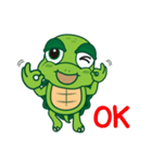 A Little Funny Turtle（個別スタンプ：5）