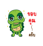 A Little Funny Turtle（個別スタンプ：11）