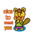 Cute little hamster（個別スタンプ：7）
