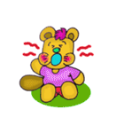 Cute little hamster（個別スタンプ：21）