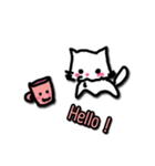 Cup and Cat（個別スタンプ：1）