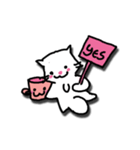 Cup and Cat（個別スタンプ：3）