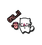 Cup and Cat（個別スタンプ：4）