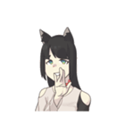 cat girl ameio（個別スタンプ：3）