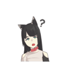 cat girl ameio（個別スタンプ：9）