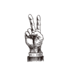 HAND - Gesture（個別スタンプ：3）