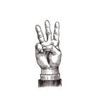 HAND - Gesture（個別スタンプ：4）