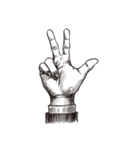 HAND - Gesture（個別スタンプ：9）