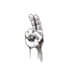 HAND - Gesture（個別スタンプ：25）