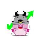 investor pig（個別スタンプ：37）