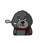 黒犬の日常生活（個別スタンプ：10）