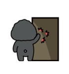 黒犬の日常生活（個別スタンプ：13）