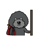 黒犬の日常生活（個別スタンプ：15）