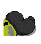 黒犬の日常生活（個別スタンプ：19）