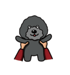黒犬の日常生活（個別スタンプ：21）