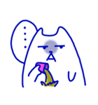 柱ネコ（個別スタンプ：20）