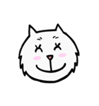 C C cat (face)（個別スタンプ：3）