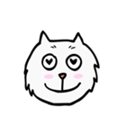 C C cat (face)（個別スタンプ：4）