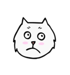 C C cat (face)（個別スタンプ：14）