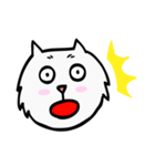 C C cat (face)（個別スタンプ：18）