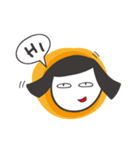 Office ladies rolled eyes（個別スタンプ：1）