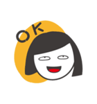Office ladies rolled eyes（個別スタンプ：4）