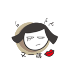 Office ladies rolled eyes（個別スタンプ：19）