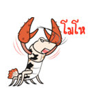 Funny Crayfish（個別スタンプ：7）
