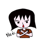 angry wife with big head（個別スタンプ：15）