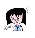 angry wife with big head（個別スタンプ：18）