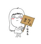13's Lazy girl.（個別スタンプ：1）