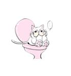 老け猫さん（個別スタンプ：34）
