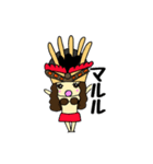 ちびタヒチアンダンサーず（個別スタンプ：1）