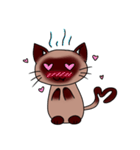 Caramel Siamese Cat（個別スタンプ：3）