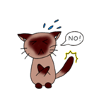 Caramel Siamese Cat（個別スタンプ：14）