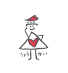 恋くん、愛ちゃんの日常と筆文字（個別スタンプ：16）