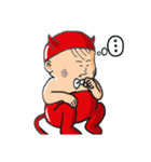 Little devil baby（個別スタンプ：36）