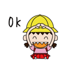 小学生の花子ちゃん（個別スタンプ：7）