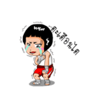 Kala Red shorts Thai Boxer（個別スタンプ：8）