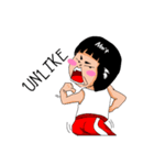 Kala Red shorts Thai Boxer（個別スタンプ：16）
