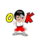 Kala Red shorts Thai Boxer（個別スタンプ：25）