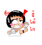 Kala Red shorts Thai Boxer（個別スタンプ：30）