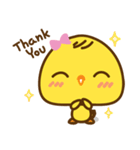 Tiny Ducky (Thai name : Ped Piak)（個別スタンプ：16）