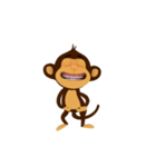 Awake Monkey Happy V2（個別スタンプ：5）