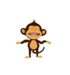 Awake Monkey Happy V2（個別スタンプ：6）